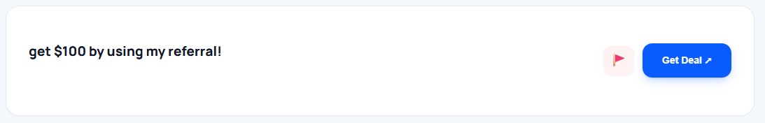 A Current referral post on ListReferrals with the Get Deal button